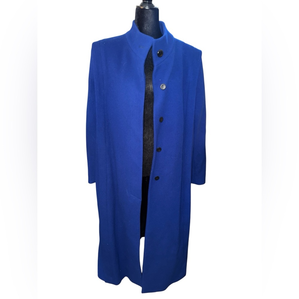 Women's Hungarian Made Blue Pea Coat